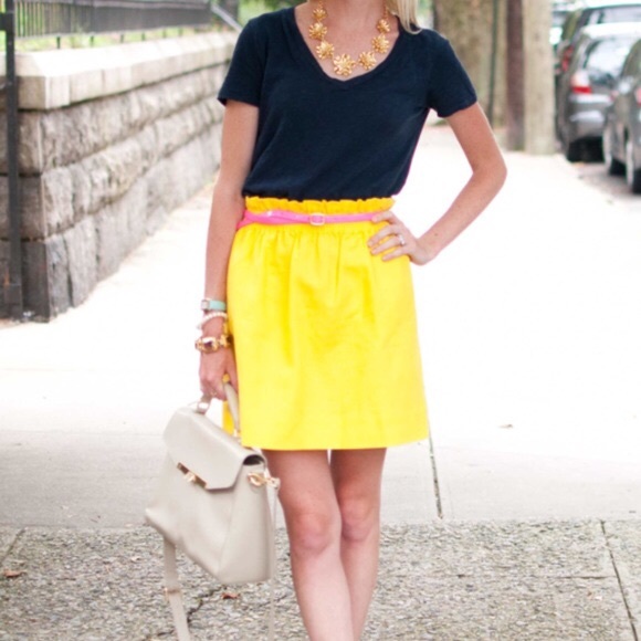 J. Crew Dresses & Skirts - J. Crew || Yellow Skirt